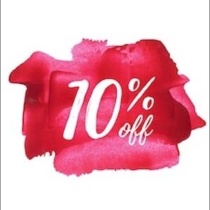 10% OFF ANY ITEM!! Hurry this sale only last 48Hrs